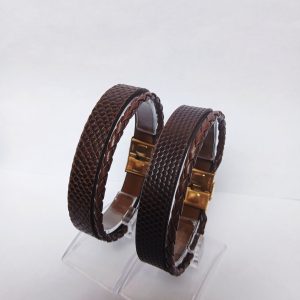 دستبند چرم طبیعی A002